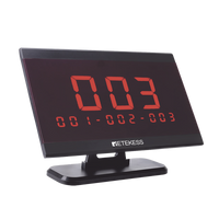 Pantalla receptora inalambrica para sistema de llamada de asistencia