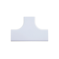 Accesorio en "T", para uso con canaleta LDPH10, material ABS, Color Blanco