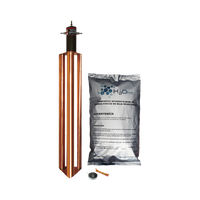 Kit de Puesta a Tierra de 100 Amperes con Electrodo, Filtro y Compuesto H2Ohm.