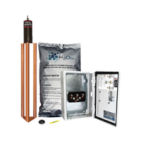 Kit de puesta a tierra de 45 A con Electrodo, Filtro, Acoplador y Compuesto H2Ohm.