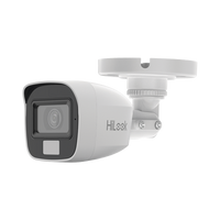 [Dual Light + ColorVu] Bala TURBOHD 2 megapixel / 20 mts IR + 20 mts luz blanca / Lente 2.8 (100° de Visión)  /  Exterior IP66 / Audio por Coaxitron / TVI-AHD-CVI-CVBS / Metal / Smart-Hybrid light