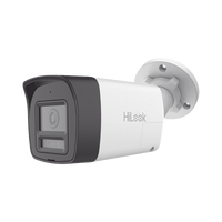 [Audio Bidireccional + Dual Light + ColorVu] Bala TURBOHD 2 Megapixel (1080p) / Lente 2.8 mm / 30 mts IR EXIR + 20 mts Luz Blanca / Micrófono y Bocina Integrado / Exterior IP67 / Metal / dWDR