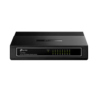 Switch no administrable de 16 puertos 10/100 Mbps para escritorio