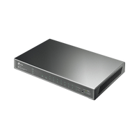 Switch PoE JetStream SDN Administrable 8 puertos 10/100/1000 Mbps + 2 puertos SFP, 8 puertos PoE, 61W, administración centralizada OMADA SDN