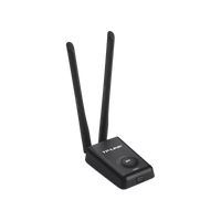 Adaptador de alta potencia USB  inalámbrico/ WiFi N 300 Mbps / Frecuencia de 2.4 GHz / 2 Antenas Externas de 5 dBi / Compatibilidad Windows y Linux
