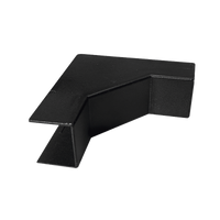 Esquinero Interior Color Negro de PVC Auto Axtinguible, Para Canaleta TMK-1720-N-CC (5220-02003)