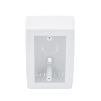 Caja de Registro Universal, Color Blanco de PVC Auto Extinguible (7902-02001)