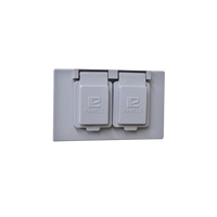 Tapa Dúplex Horizontal con Contratapa / Auto-cierre de aluminio Tipo RR / Placa Intemperie