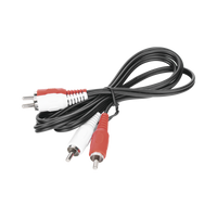 Cable RCA Macho a Macho de 1 Metro (3.28 Pies) de Longitud, para Aplicaciones de Audio y Video Optimizado para HD
