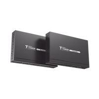 Kit Extensor MATRICIAL HDMI para distancias de 120 metros | Resolución 1080P @ 60Hz | Cat6 | Soporta 100 TX de entrada e Ilimitados RX en la salida | Control por PC, Control Remoto y Botón | Compatible con Switch IGMP.
