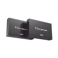 Kit Extensor MATRICIAL HDMI para distancias de 120 metros | Resolución 4K @ 30Hz | Cat6 | Soporta 100 TX de entrada e Ilimitados RX en la salida | Control por PC, Control Remoto y Botón | Compatible con Switch IGMP.