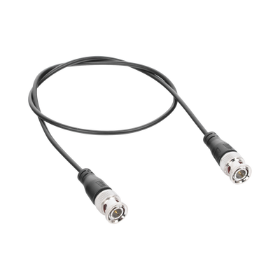 Cable Coaxial Armado con Conector BNC (Video) / Longitud de 0.6 Metros (1.97 Pies) / Optimizado para Cámaras 4K / Uso en Interior