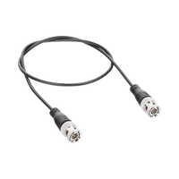 Cable Coaxial Armado con Conector BNC (Video) / Longitud de 2.2 Metros (7.22 Pies) / Optimizado para Cámaras 4K / Uso en Interior