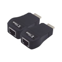 Kit Extensor 25m convertidor Señal HDMI a UTP (Cat5e/Cat 6)  / Calidad PREMIUM