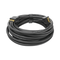 Cable HDMI de 5 Metros (16.40 pies) (High Speed) / Resolución 4K / Soporta Canal de Retorno de Audio (ARC)/ Soporta 3D / Blindado para Reducir Interferencia / Chapado en Oro / Alta Resistencia y Durabilidad.