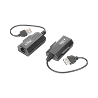 Kit extensor USB por cable UTP Cat 5 / 5e / 6 para Distancias de Hasta 50 Metros / Versión 2.0
