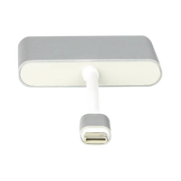 Adaptador Multipuerto USB-C 3.1 A HDMI 4K / USB 3.0 / USB – C /  Alta Velocidad de Transmisión de Datos / Admite Carga Rápida (PD) en el Puerto USB – C