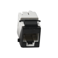 Jack Ultramax Cat5e, UTP, Tipo Keystone, Color Negro, Punch Down