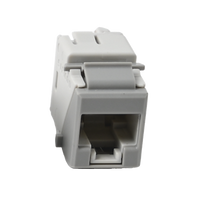 Jack Ultramax Cat5e, UTP, Tipo Keystone, Color Gris, Punch Down