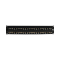 Patch Panel Ultramax. UTP, Precargado con Jacks Cat6A, 48 Puertos, Plano, 2U