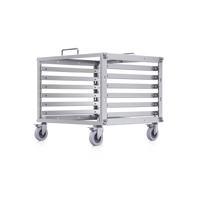 Rack Abierto 6U Compacto y Apilable sin Herramientas para Equipos UniFi, Ensamblaje Toolless, Ruedas con Seguro y Expansión a 12U con Kit de Apilado