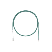 Cable de Parcheo TX6, UTP Cat6, Diámetro Reducido (28AWG), Color Verde, 3.05 Metros (10 Pies)