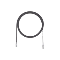 Cable de Parcheo TX6, UTP Cat6, Diámetro Reducido (28AWG), Color Negro, 0.91 Metros (3 Pies)