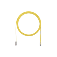 Cable de Parcheo TX6, UTP Cat6, Diámetro Reducido (28AWG), Color Amarillo, 0.91 Metros (3 Pies)