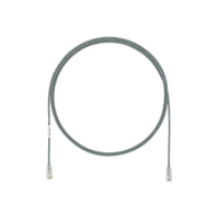 Cable de Parcheo UTP Cat6A, CM/LSZH, Diámetro Reducido (28AWG), Color Gris, 1.52 Metros (5 Pies)