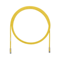 Cable de Parcheo UTP, Cat6A, 24 AWG, CM, Color Amarillo, 5.49 Metros (18 Pies)