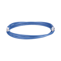 Cable de Parcheo UTP, Cat6A, 24 AWG, CM, Color Azul, 6.1 Metros (20 Pies)