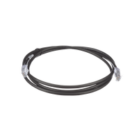 Cable de Parcheo UTP, Cat6A, 24 AWG, CM, Color Negro, 1.52 Metros (5 Pies)