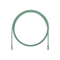 Cable de Parcheo UTP, Cat6A, 24 AWG, CM, Color Verde, 1.52 Metros (5 Pies)