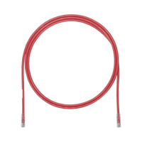 Cable de Parcheo UTP, Cat6A, 24 AWG, CM, Color Rojo, 1.52 Metros (5 Pies)