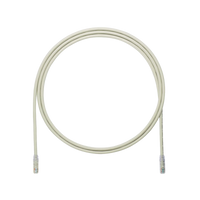 Cable de Parcheo UTP, Cat6A, 24 AWG, CM, Color Gris, 2.13 Metros (7 Pies)