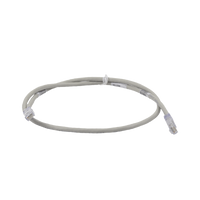 Cable de Parcheo TX6, UTP Cat6, 24 AWG, CM, Color Gris, 3.05 Metros (10 Pies)