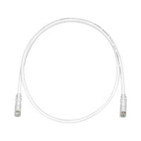 Cable de Parcheo TX6, UTP Cat6, 24 AWG, CM, Color Blanco Mate, 9.14 Metros (30 Pies)
