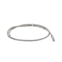 Cable de Parcheo TX6, UTP Cat6, 24 AWG, CM, Color Gris, 0.91 Metros (3 Pies)