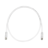 Cable de Parcheo TX6, UTP Cat6, 24 AWG, CM, Color Blanco Mate, 0.91 Metros (3 Pies)