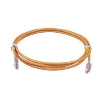 Cable de Parcheo TX6, UTP Cat6, 24 AWG, CM, Color Naranja, 1.52 Metros (5 Pies)