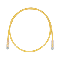 Cable de Parcheo TX6, UTP Cat6, 24 AWG, CM, Color Amarillo, 1.52 Metros (5 Pies)