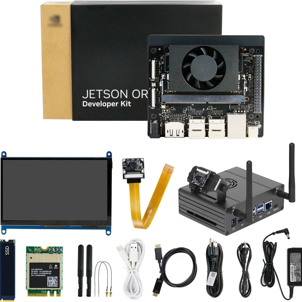 Jetson Orin Nano 8GB RAM Super Board (Oficial) 67 TOPS - Kit de Desarrollo para Sistemas Embebidos de Borde