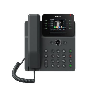 Teléfono IP Empresarial / 12 Líneas SIP / Pantalla Color 2.8
