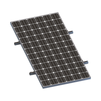 Kit De Minirieles Para Panel Solar Arreglo 1X1 Para Instalación Plano En Lámina