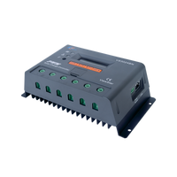 Controlador Solar de Carga y Descarga PWM 12/24V 30A con Display, Parámetros Configurables