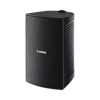 Altavoz de Montaje en Pared | 2 vias | Woofer 6.5" | Tweeter 1" | IPX3 | 8 ohms | 70/100V | Color Negro | Par