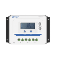 Controlador Solar PWM / 60A / 12/24V/36/48V / Doble USB / Pantalla LCD / Tierra Positivo Común