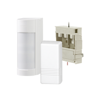 Kit Detector Inalámbrico para Exterior VXI-R / Transmisor Honeywell 5816 / Caja de Baterías RBB01 / 12 m / 90° / Dual PIR + Microondas / IP55