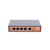 Extensor PoE / Entrada hasta 90 W / 4 puertos Gigabit PoE salida 802.3 af/at / Extensor PoE hasta 250 m / No administrable
