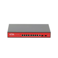 Switch Administrable Capa 2 de 8 puertos 10/100/1000 PoE af/at + 2 x SFP Gigabit, con respaldo para energía solar